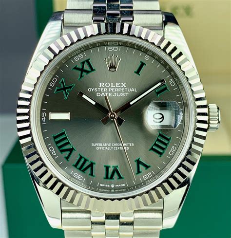 rolex wimbledon 41 mm|2023 rolex datejust wimbledon 41mm.